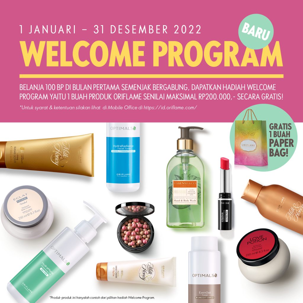 Welcome Program Brand Parner Oriflame Februari 2022